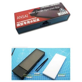 Pegatinas de agua, caja con pinzas adhesivas, avión Hobby Tools