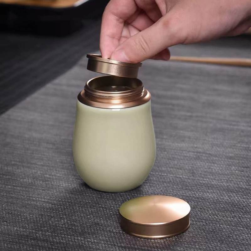 Cremation Keepsake Urns for Human Ashes or Pet Ashes-Ceramic Blue