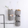 aoory Set of 4 Hanging Bag Storage Bag Freely Combinable