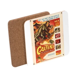 Cork Coaster - Caltiki The Immortal Monster Old Film Nanar Cinema Vintage - 1 Piece (95x95mm)