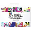 Dina Wakley Media Collage Sparks 6"X4" 20/Pkg-Collection 2