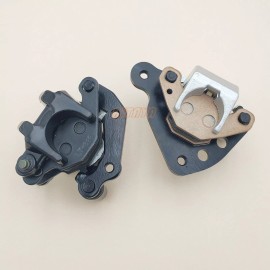 ALTAYE New Front + Rear Brake Caliper w/Pads For Suzuki RM80 RM 80 1996 1997 1998-2001