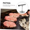 Mikinona Stainless Steel Burger Press Round Griddle Grill Press for