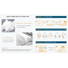 OTOSTAR 20 x 20 Inch Outdoor Pillow Inserts Pack of 8 Waterproof Throw Pillow Inserts Square Pillow Stuffers Decorative Sofa Pillows Pillow Insert for Bed Couch Sham Cushion Stuffer (20 x 20 Inch)