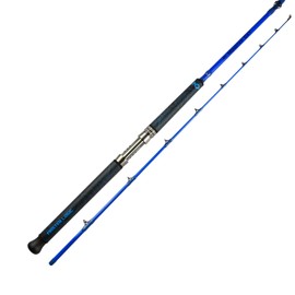 MASTER LOGIC Catfish Fishing Rod 8'Glow in The Dark Catfishing Rods 2 Piece Catfish Pole with S-Glass and Carbon Graphite Super Grip Medium Heavy Catfishing Rods Orange