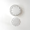 GRAHAM DESIGN Scalloped Acrylic Coasters with Circular Holder - 4