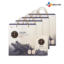 (CJ웰케어)한뿌리 흑삼진액 40ml 24포 x 4개 (CJ Wellcare) One Root Black Ginseng Extract 40ml 24 Packs x 4 Units