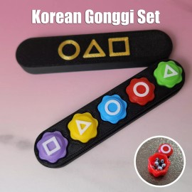 Unbranded Gonggi Set Weighted Traditional Korean Jacks Jackstones Game Gong-Gi 3D-Printed - Weighted