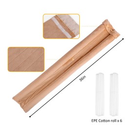 VISEMAN 36 Inch Under Door Stopper-Door Noise Blocker, Double Sided Door Stopper, Machine-Washable