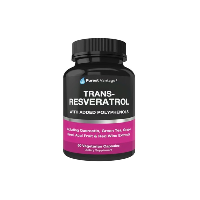 Trans-Resveratrol con polifenoles añadidos 60 cápsulas vegetarianas