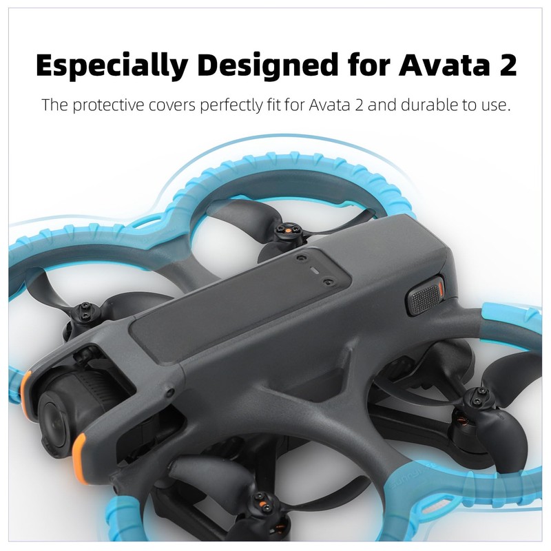 Generic Propeller Guard Protector for DJI Avata 2,Anti-Collision Prop Bumper