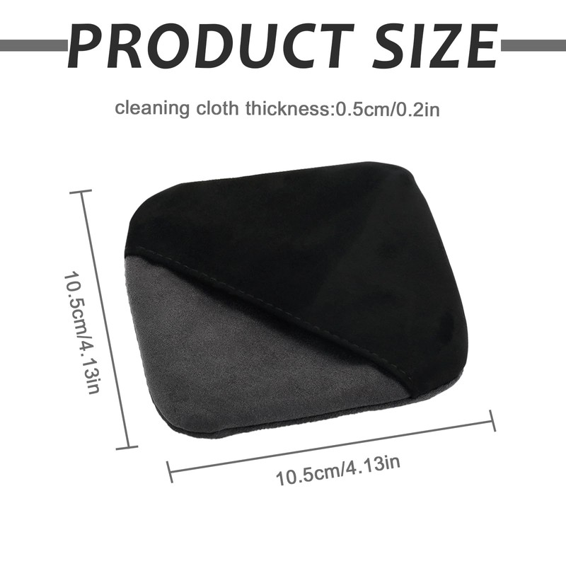 vvag Car Screen Cleaner for Display, Foldable 4.13"x4.13" Microfiber Non-Scratch