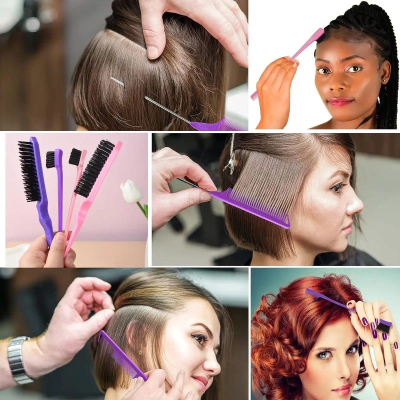 Kit Peines Y Cepillos Regadera Para Cabello Con Atomizador