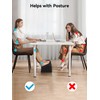 HEETA Foot Rest Under Desk, Ergonomic Footrest Adjustable 2 Optional