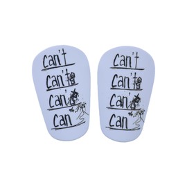 Lolileo Mini Football Shin Guards,2PCS Football Shin Guards,Universal Football Protective Equipment for Children,Lightweight And Compact,Ultimate Comfort (White)