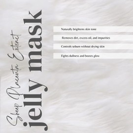 Britains Beauty Ultimate Jelly Masks - 10 Varieties for All Skin Types: Brightening, Hydration, Anti-Aging, Acne Treatment, Natural Ingredients, 250ml Each (Sheep Placenta Extract Jelly Mask)