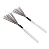 Drum Brush Steel Wire Maple Wooden Handle Percussion Tool Instrument
