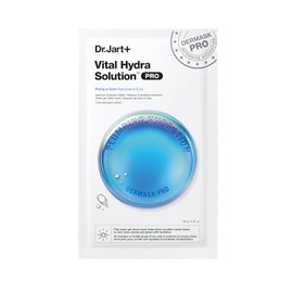 Dr.Jart+ Dermask Vital Hydra Solution Glow Face Mask with Hyaluronic Acid | Cloth Mask | Korean Skin Care, 26 g