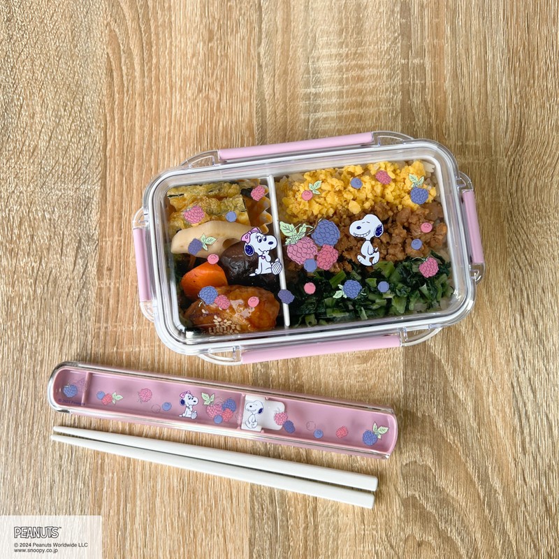 Peanuts [Fancy] Lunch Box PCD 500 [Pink]