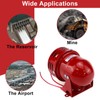 S SYDIEN Motor Siren Red 1Pc AC 110V 114dB Industry