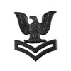 Navy Cap Device: E5 Petty Officer Second Class - black