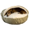 Snoozer Orthopedic Cozy Cave Pet Bed, Large, Khaki