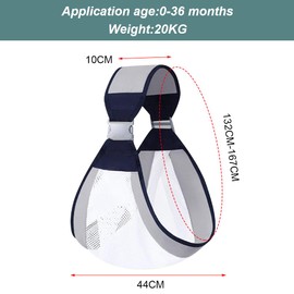 Babytrage, Tragetuch Baby, Kleinkind Trage Seitlich, Kleinkind Hüfttrage, Verstellbare Ergonomisch Toddler Carrier, Multifunktionale Tragegurt Baby Für 0 Bis 36 Monaten, Kleinkinder Bis 20kg