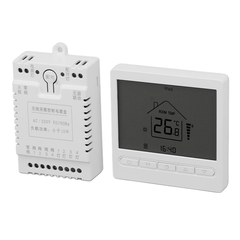Digital Thermostat Display ABS Accurate Temperature Control Electric Thermostat AC220V
