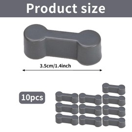 Wooden Railway Accessories, Wooden Railway Set, Connectors Adapter Ruler for Wooden Rails, Railway Connectors, Plastic Rail Rails, Connectors Track Connectors, Children's Wooden Railways Tool, Pack of