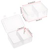 BSTKEY Pack of 4 Plastic Photo Storage Boxes, Clear 4