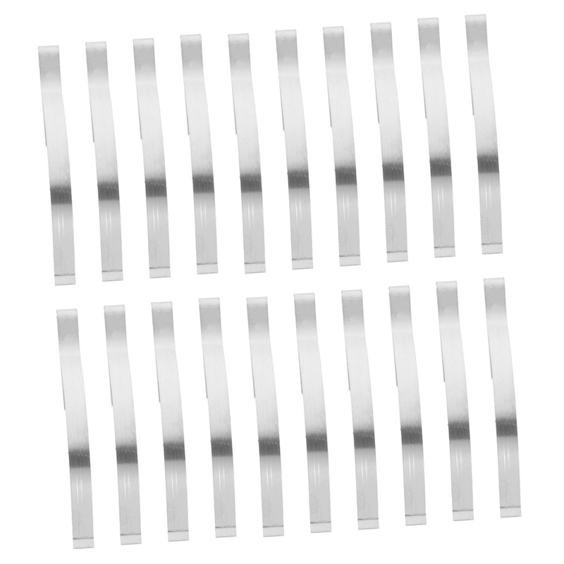 Operitacx 4sets Silver Window Screen Clips Tension Spring Corner Clips