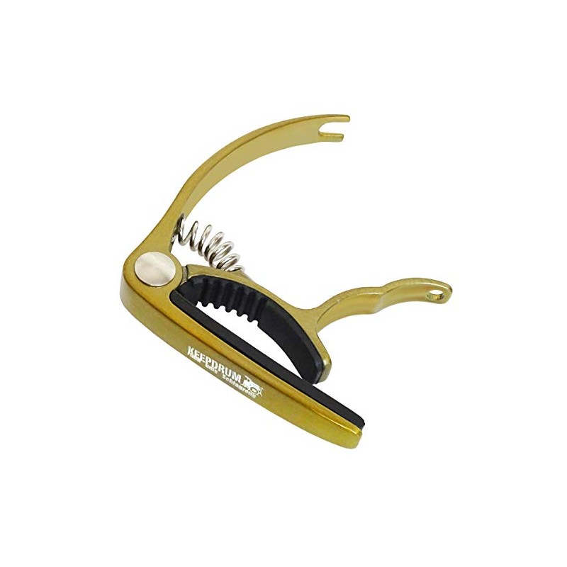 keepdrum Capo for Acoustic Guitar and Electric Guitar Gold