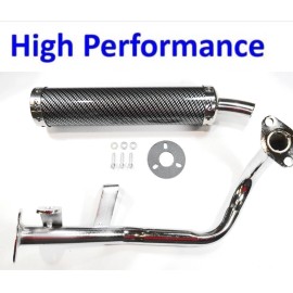 Unbranded Peace  50cc TPGS-824 Ruckus,GY6-50 High Performance Exhaust