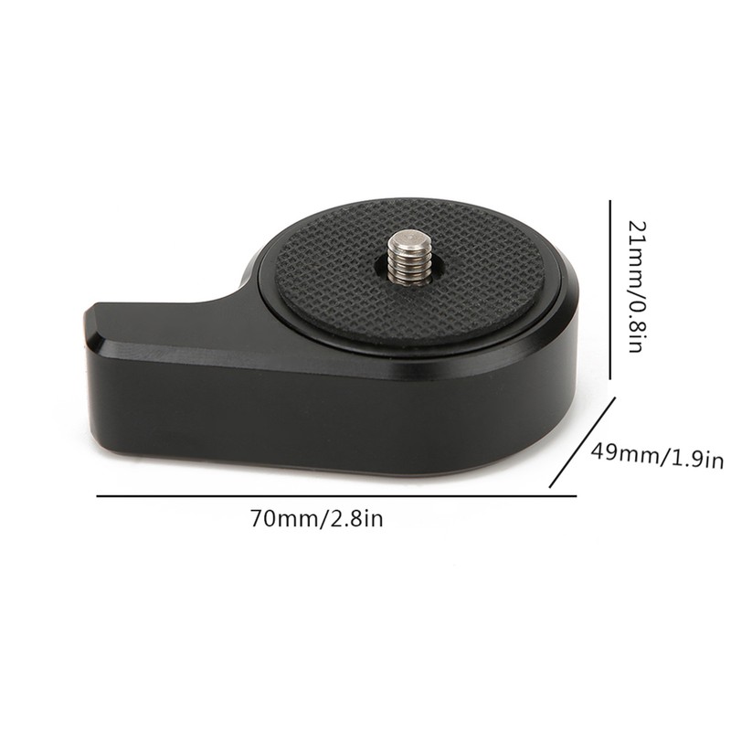 Multifunction Photography Aluminium Alloy Ballhead Base 1/4in Universal Thread Diameter