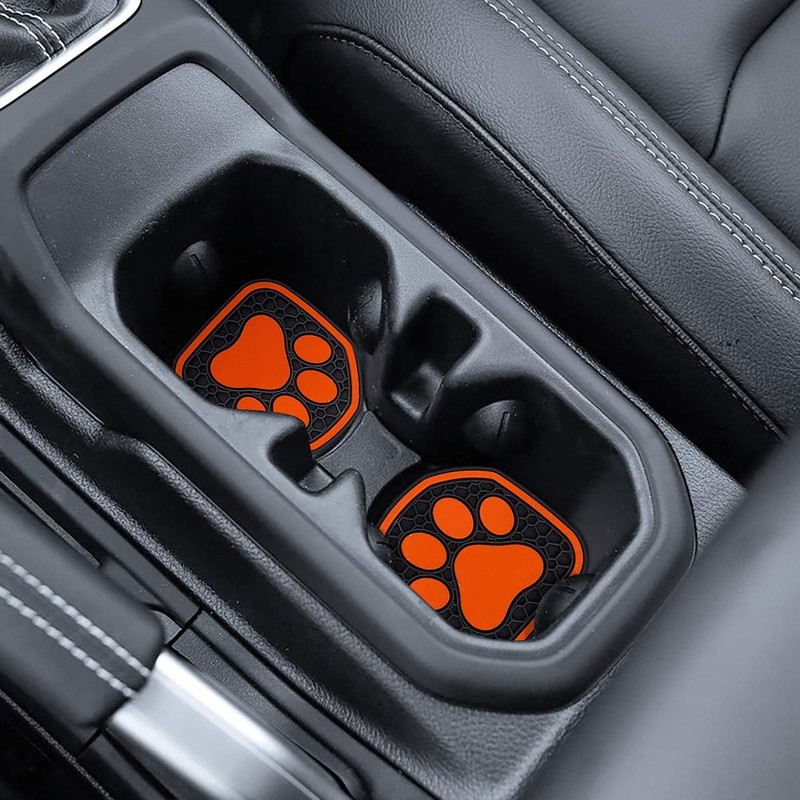 Auovo Auto Cup Holder Inserts Coaster Fit for 2018-2023 Wrangler