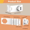 YogePote 90 Degree Cabinet Locks with Combination, Mechanical Folding Door
