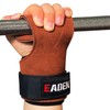 LTG 7987649 Power Grip Muscle Training Gloves, Genuine Leather, Gym,