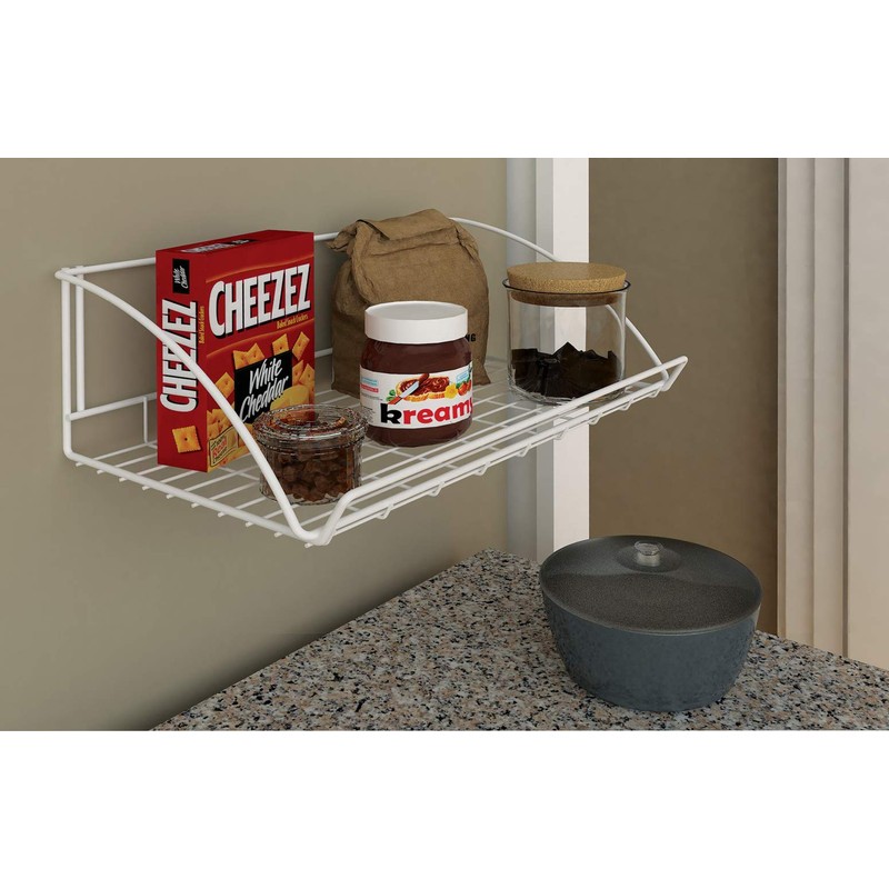 ClosetMaid 8278 18-Inch Wide Laundry Utility Hanger Shelf, White