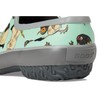 BOGS Women's Patch Clog Chickens Rain Boot, Aqua Multi, 8