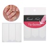 240 Pcs French Tip Nail Stickers Manicure Strips White Self-Adhesive