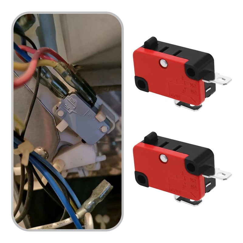 EMSea 5pcs V-15-1C25 Micro Limit Switch 2 pin Instantaneous Button