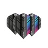 WINMAU Prism Delta Stripe Design Black Extra Thick Dart Flights