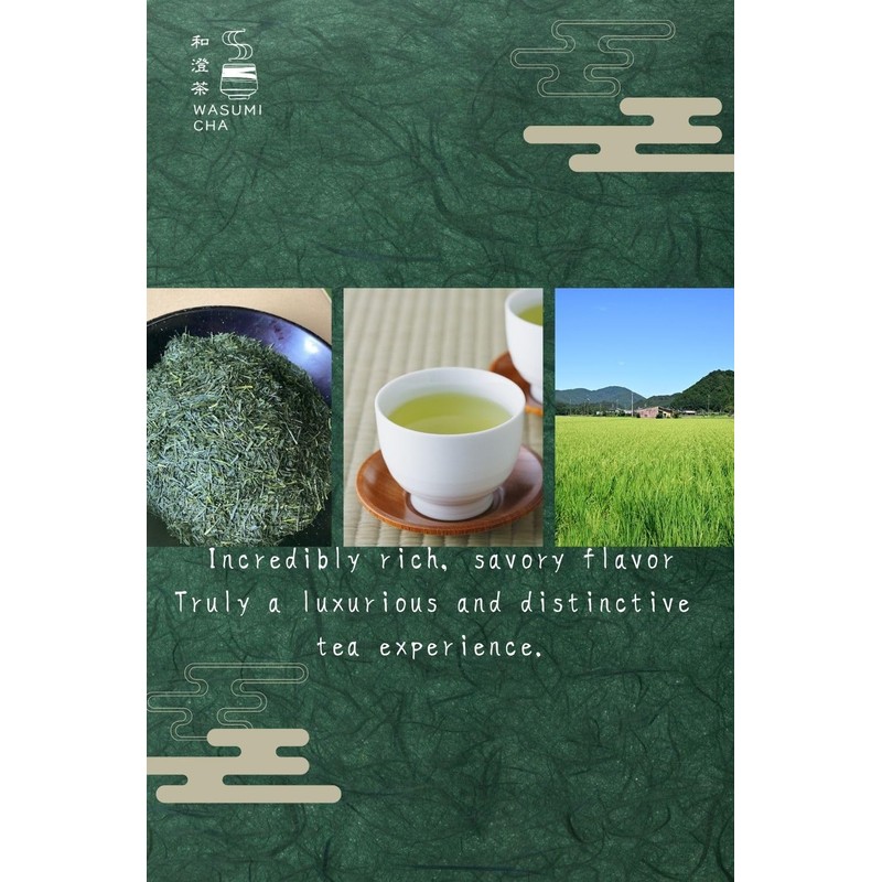 Wasumicha -Futatsu Japanese Sencha Green Tea unsweetened Biodegradable Teabag 20bags