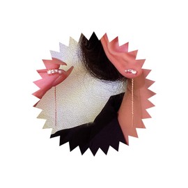 TseenYi CZ Pearl Threader Earrings Gold Crystal Pearl Bar Dangle Earrings Vintage Pearl Rhinestone Ear Climber Earrings Long Bar Chain Threader Earring Jewellery for Women and Girls Gifts, Crystal