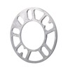 Anhoer 4Pcs Aluminum Alloy Wheel Spacers 5mm Universal Wheel Accessories