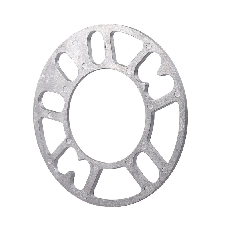 Anhoer 4Pcs Aluminum Alloy Wheel Spacers 5mm Universal Wheel Accessories