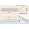 INTERNAL VENTS Door Vent for Interior Doors 16 7/8" x