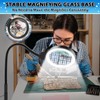30X 10X Large Floor Magnifying Glass with Light and Stand,72