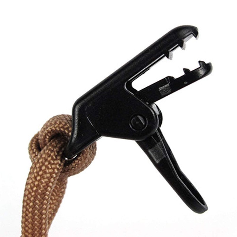 Demeras Windproof Awning Clamps Tarp Clips Snap Teeth to Shaped