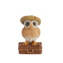 Gemmia Miniature Fairy Garden Owl Figurine- A New Morning